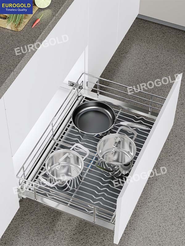 Giá xoong nồi nan Oval âm tủ Eurogold EPO6370VX - tủ 70cm - ảnh 2
