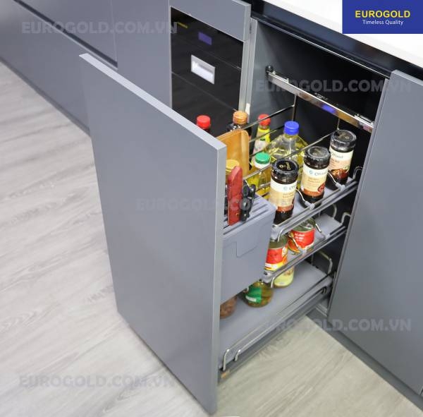 Giá dao thớt nan Oval Eurogold EPO4335VX - tủ 35cm - ảnh 2