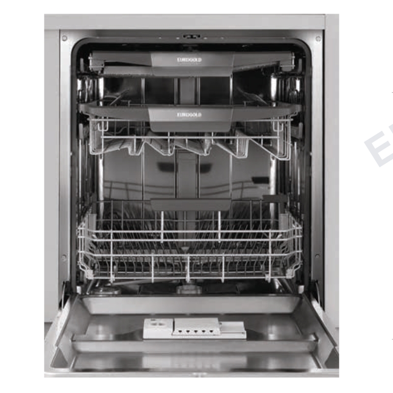 Máy rửa bát Eurogold EUW88TL15BB - màu đen, 15 bộ - ảnh 2