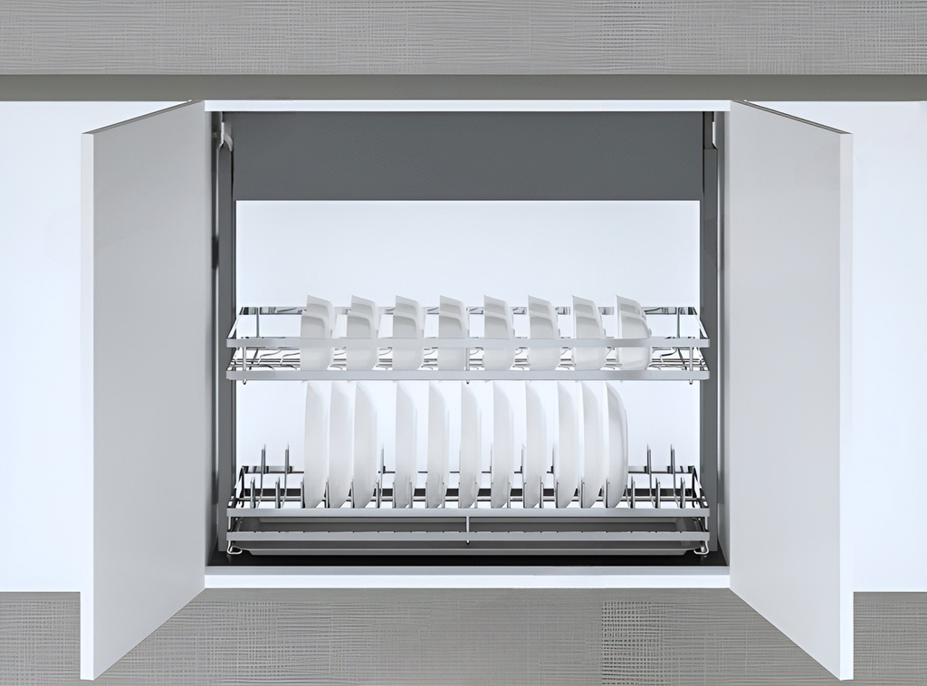 Giá bát đĩa nâng hạ điện Eurogold EMP800 - Inox SUS304, 80cm - ảnh 2
