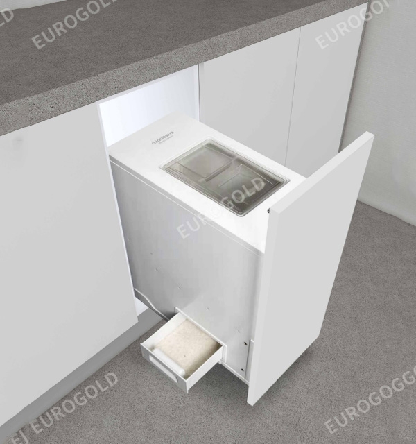 Thùng gạo gắn cánh Eurogold GB200W - tủ 20cm - ảnh 2