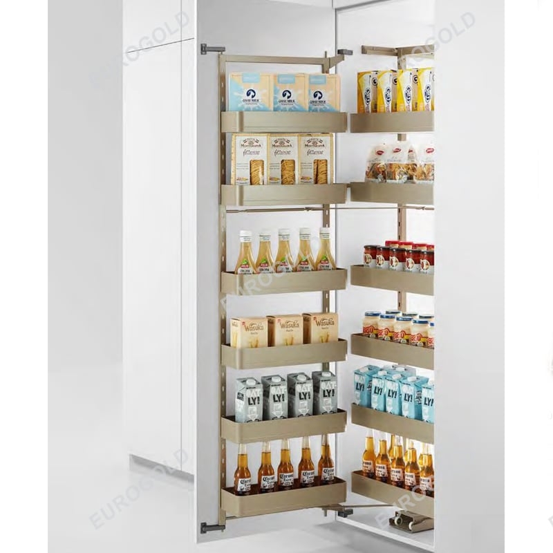Tủ kho Eurogold EUM6L450 - Nhôm sơn tĩnh điện, màu champagne gold, 45cm