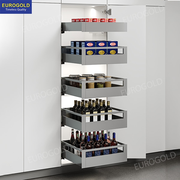 Tủ kho ngăn kéo độc lập màu ghi Eurogold EKL23560D - tủ 60cm