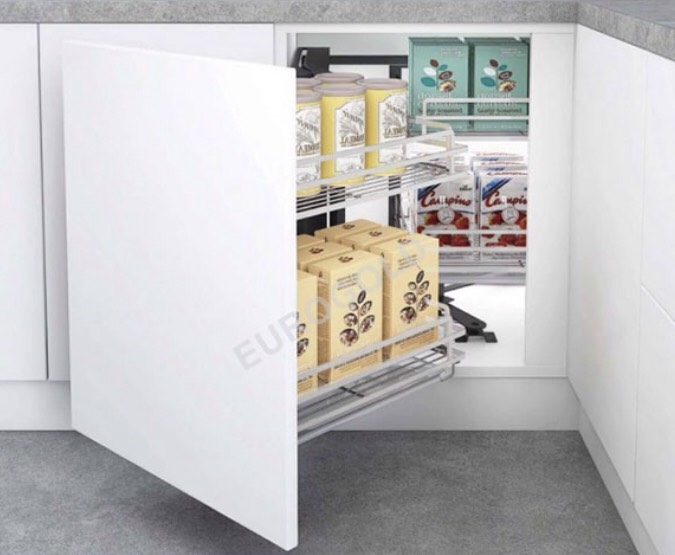 Giá góc liên hoàn Eurogold EPSL101 - Inox SUS304, 90cm, trái