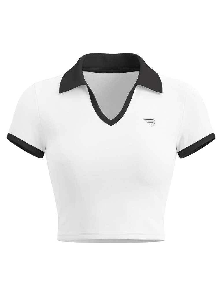 BRETH Fern Top - Trắng đen