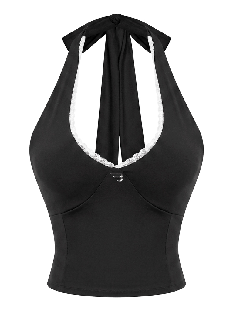 BRETH Laurel Top - Đen