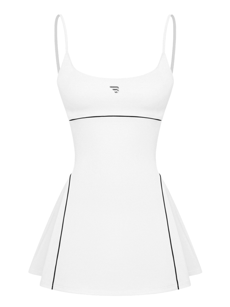 BRETH Rosalie Dress - Trắng