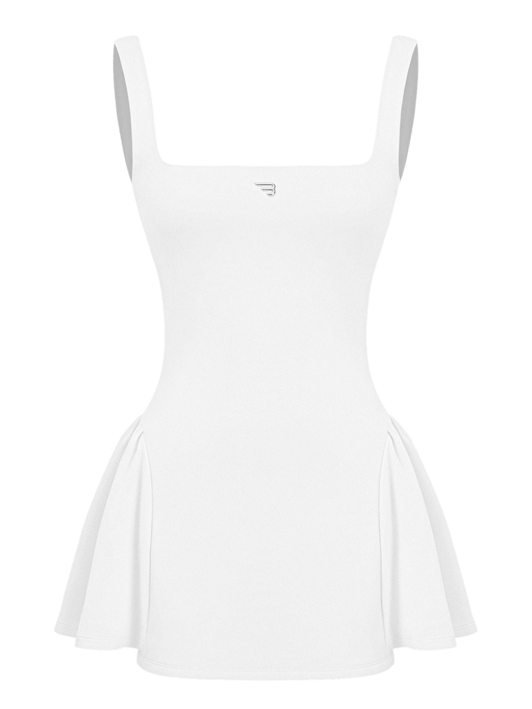 BRETH Heather Dress - Trắng