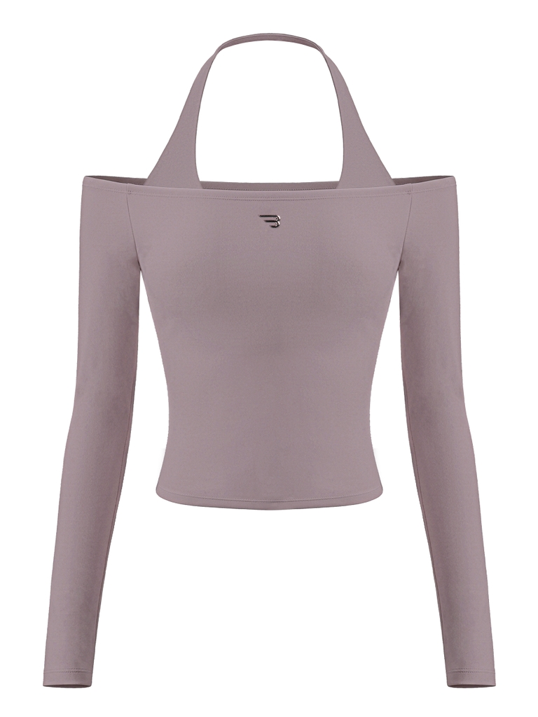 BRETH Combo Dahlia Bra & Top Set - Nâu