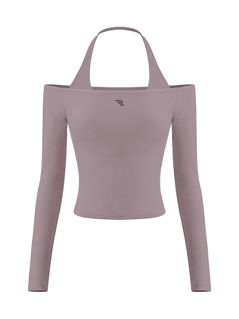 BRETH Combo Dahlia Bra & Top Set - Nâu