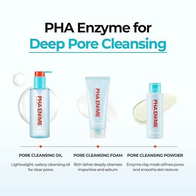 Sữa Rửa Mặt Dạng Bọt Làm Sạch Sâu Lỗ Chân Lông Giảm Mụn & Dầu Nhờn Cell Fusion C PHA Enzyme Pore Cleansing Foam 150ml Serene Space Sản Phẩm Chính Hãng