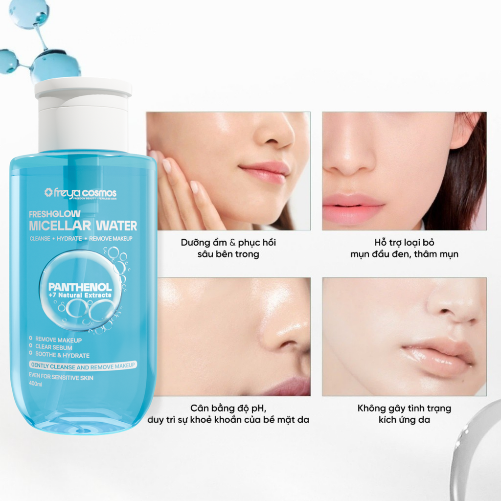 Nước Tẩy Trang Freya Cosmos FreshGlow Micellar Water
