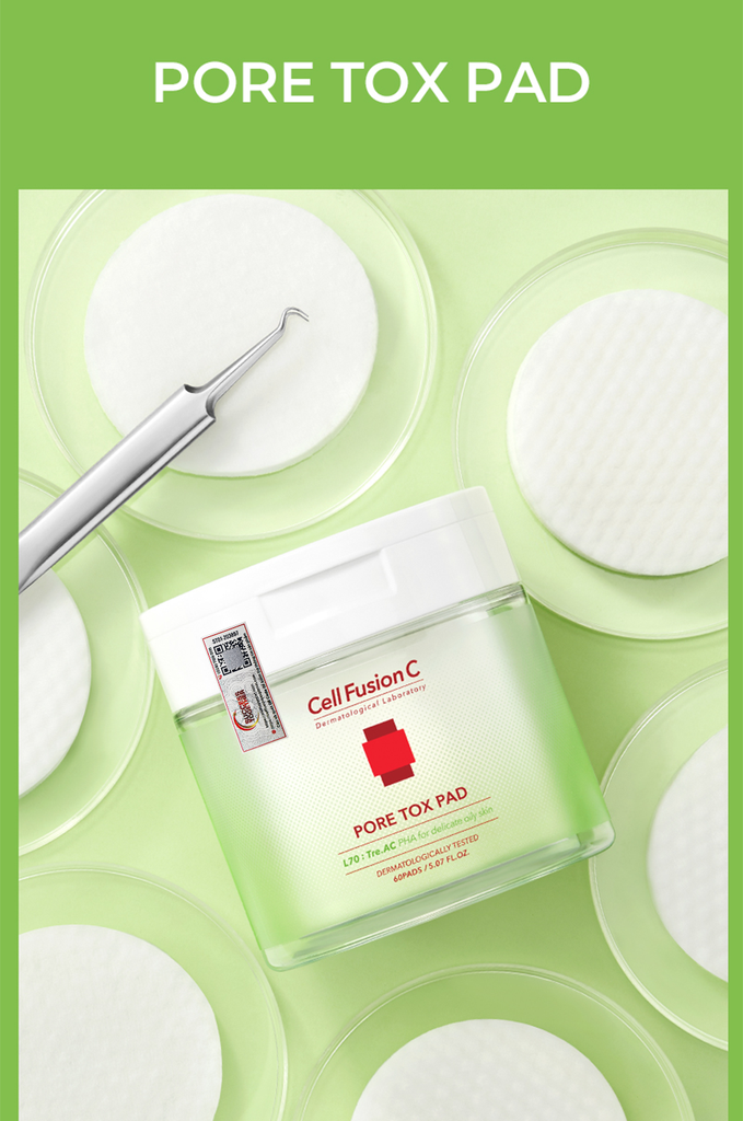 Toner Pad Làm Sạch Sâu & Thu Nhỏ Lỗ Chân Lông Chứa PHA Cell Fusion C Pore Tox Pad Serene Space Sản Phẩm Chính Hãng