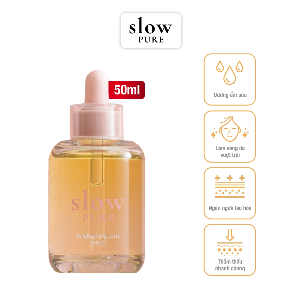 Serum Dưỡng Trắng Da Mờ Thâm Sạm & Chống Lão Hoá Slowpure Brightening Tone Serum Serene Space Sản Phẩm Chính Hãng