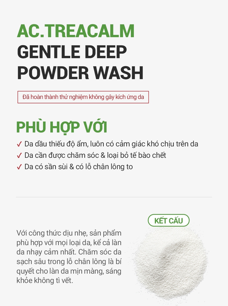Bột Làm Sạch Sâu Dịu Nhẹ Cell Fusion C Expert Gentle Deep Powder Wash Serene Space Sản Phẩm Chính Hãng