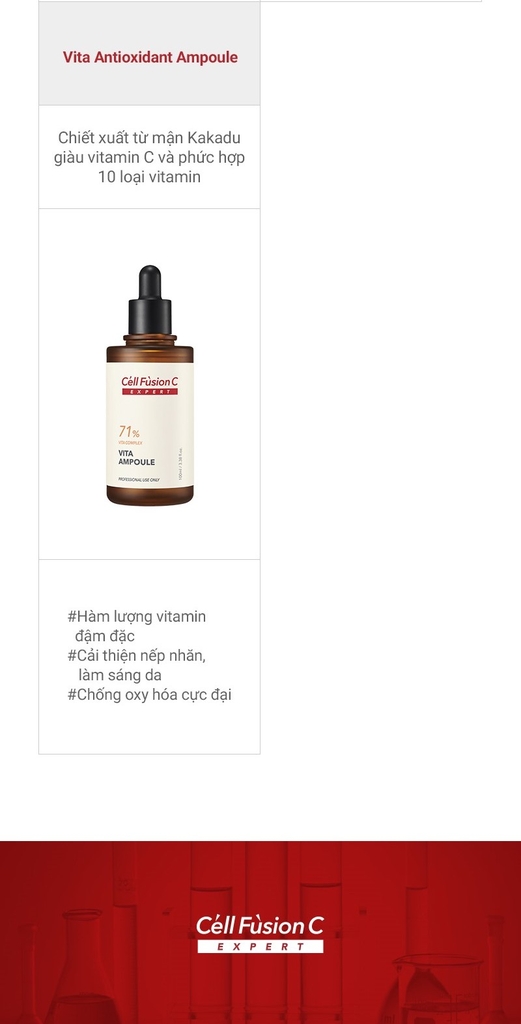 Ampoule Cải Thiện Nếp Nhăn, Tăng Đàn Hồi, Chống Lão Hoá Cell Fusion C Expert Salmon Repair Ampoule Serene Space Sản Phẩm Chính Hãng
