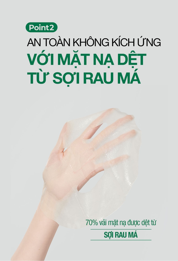 [10 MIẾNG] Mặt Nạ Rau Má Hạ Nhiệt -4.5 Độ Giảm Mụn & Làm Dịu Da Ửng Đỏ Cháy Nắng Cell Fusion C Cica Cooling Mask Serene Space Sản Phẩm Chính Hãng