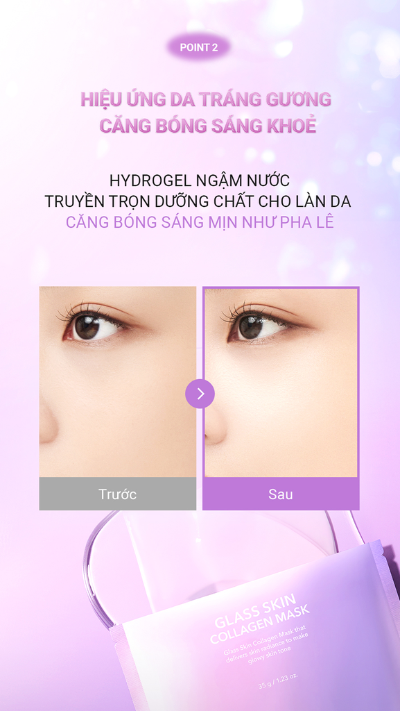 Mặt Nạ Collagen Cao Cấp Dưỡng Sáng Nâng Cơ Giảm Nhăn Cấp Ẩm Căng Bóng Da Cell Fusion C Glass Skin Collagen Mask Serene Space Sản Phẩm Chính Hãng