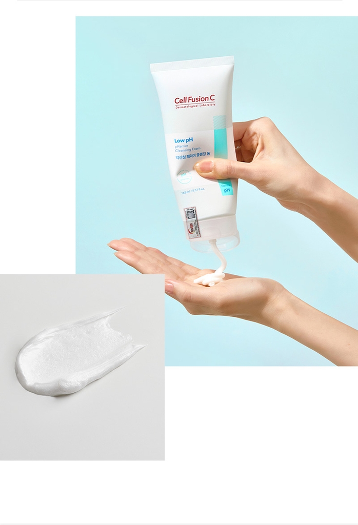 Sữa Rửa Mặt Cấp Ẩm & Cân Bằng Độ pH Trên Da Cell Fusion C Low pH pHarrier Cleansing Foam Serene Space Sản Phẩm Chính Hãng