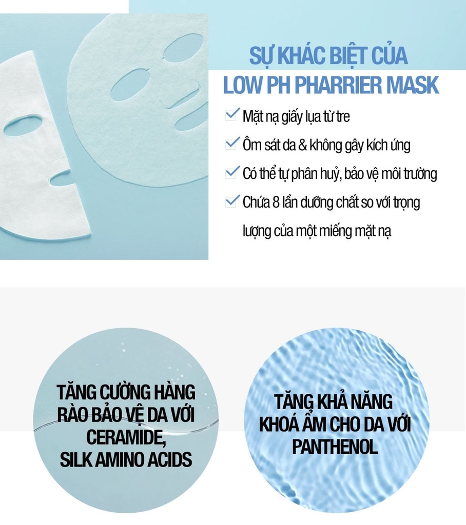 Mặt Nạ Cấp Ẩm & Cân Bằng Độ pH Cell Fusion C Low pH pHarrier Mask Serene Space Sản Phẩm Chính Hãng