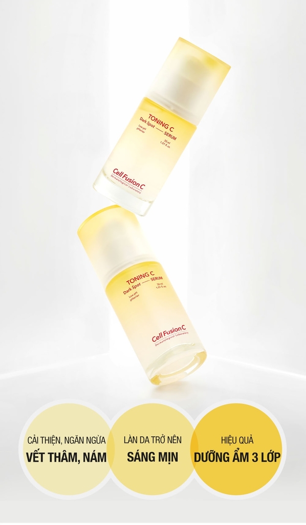 Tinh Chất Dưỡng Trắng Cải Thiện Sạm Nám Cell Fusion C Toning C Dark Spot Serum Serene Space Sản Phẩm Chính Hãng