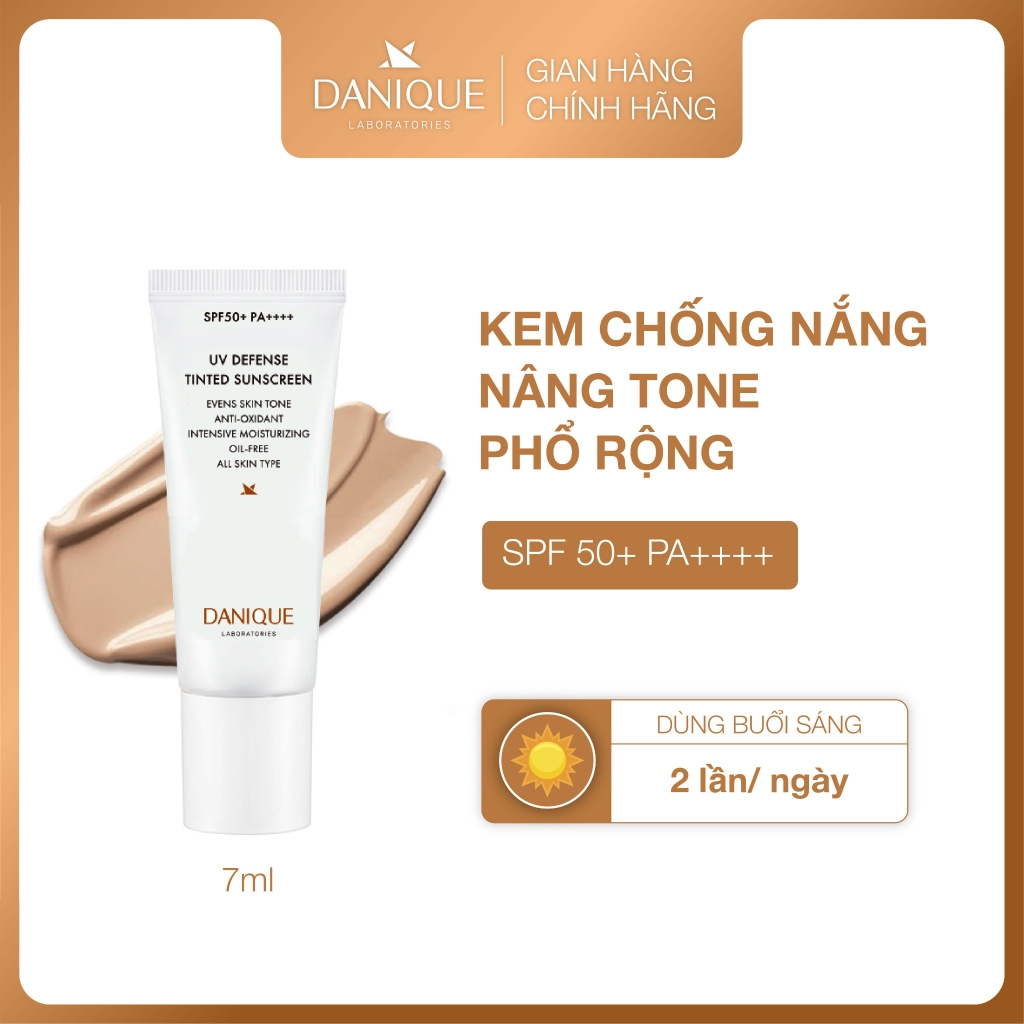 Kem Chống Nắng Nâng Tone Thay Kem Nền & Che Khuyết Điểm Danique UV Defense Tinted Sunscreen SPF 50+ PA++++ Serene Space Sản Phẩm Chính Hãng