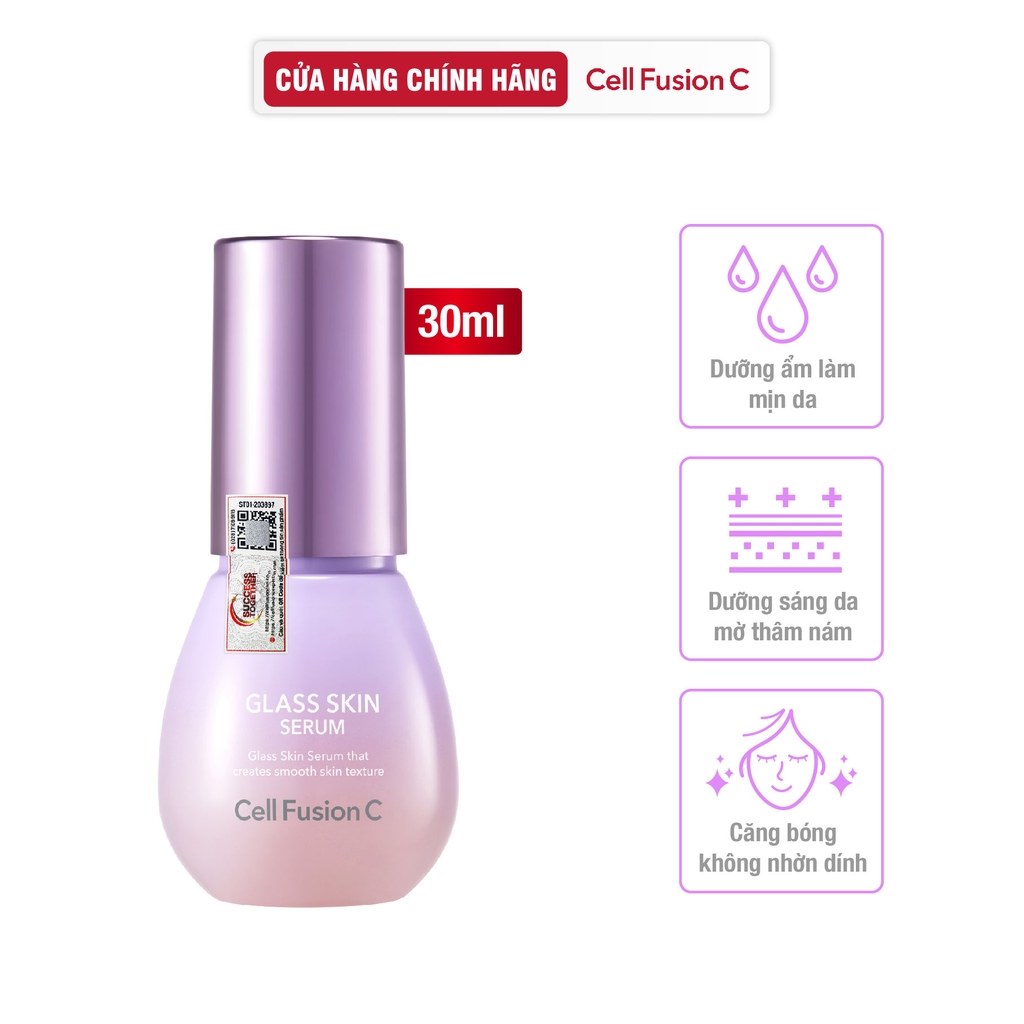 Tinh Chất Cấp Ẩm Mịn Da Căng Bóng Cell Fusion C Glass Skin Serum Serene Space Sản Phẩm Chính Hãng