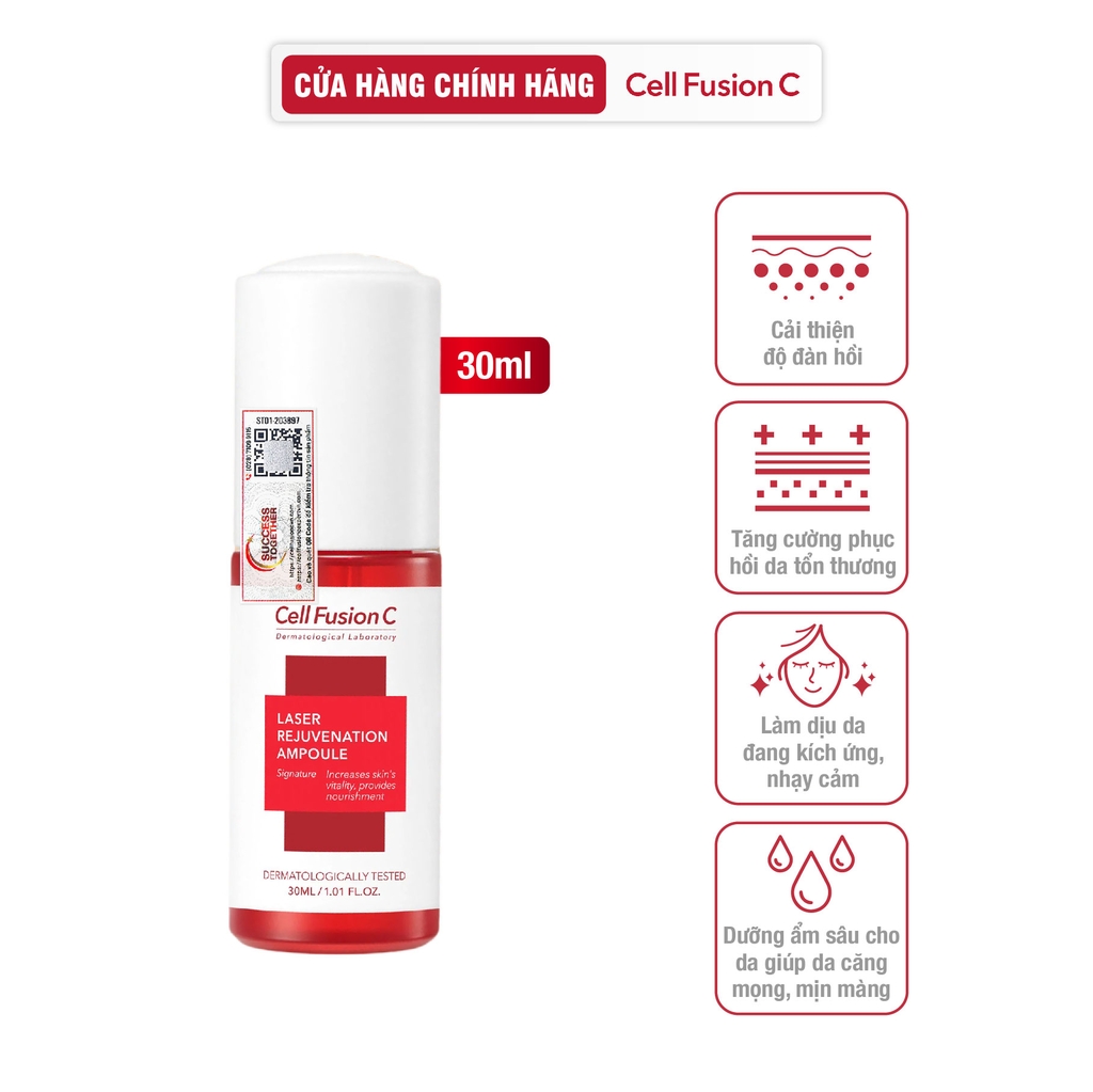 Tinh Chất Collagen & Peptide Phục Hồi Da Làm Chậm Lão Hoá Cell Fusion C Laser Rejuvenation Ampoule Serene Space Sản Phẩm Chính Hãng