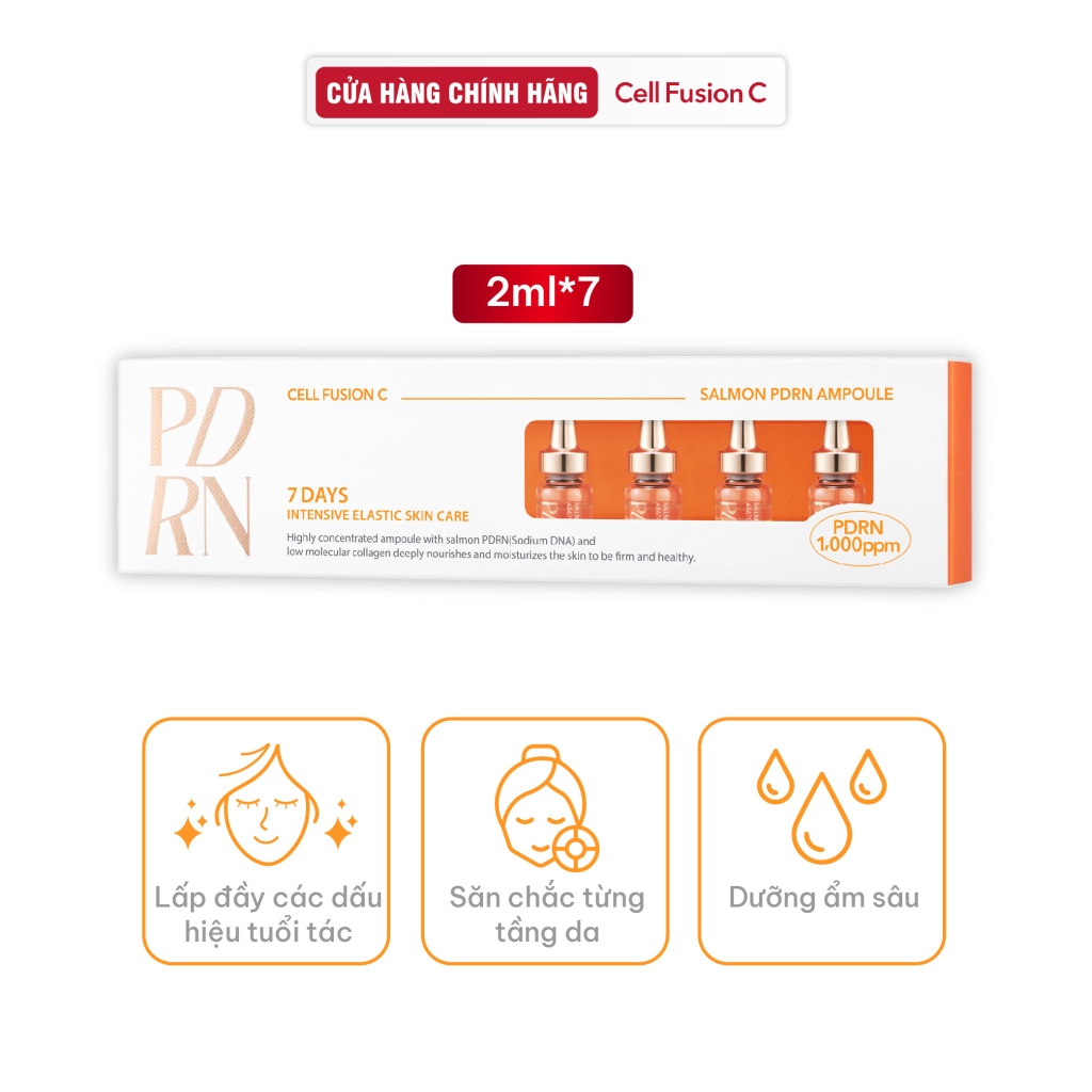 [2ml*28ea] Ampoule Tăng Cường Độ Đàn Hồi Giảm Nhăn & Chậm Lão Hoá Cell Fusion C Salmon PDRN Ampoule Serene Space Sản Phẩm Chính Hãng