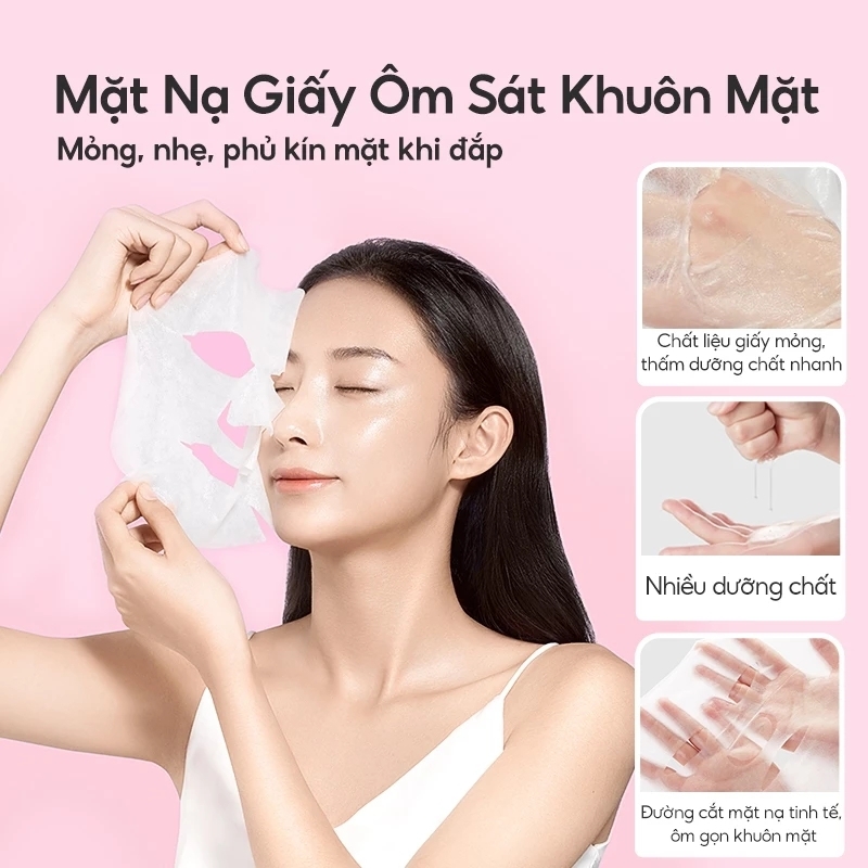 [10 MIẾNG] Mặt Nạ Giấy Vitamin B5 25ml Dưỡng Ẩm Sáng Da, Hỗ Trợ Phục Hồi Da Colorkey Luminous B5 Facial Mask Hydrating