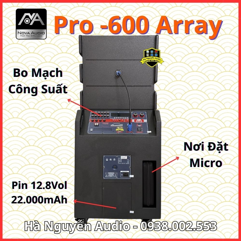Loa Karaoke 5 Tấc Nova 600V Array Phiên Bản 2026
