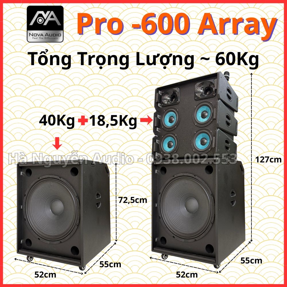Loa Karaoke 5 Tấc Nova 600V Array Phiên Bản 2026