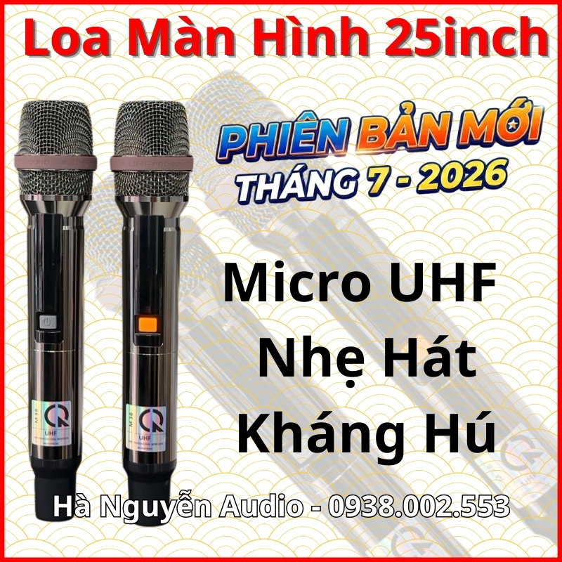 Loa Karaoke 5 Tấc Màn Hình Cảm Ứng 25inch