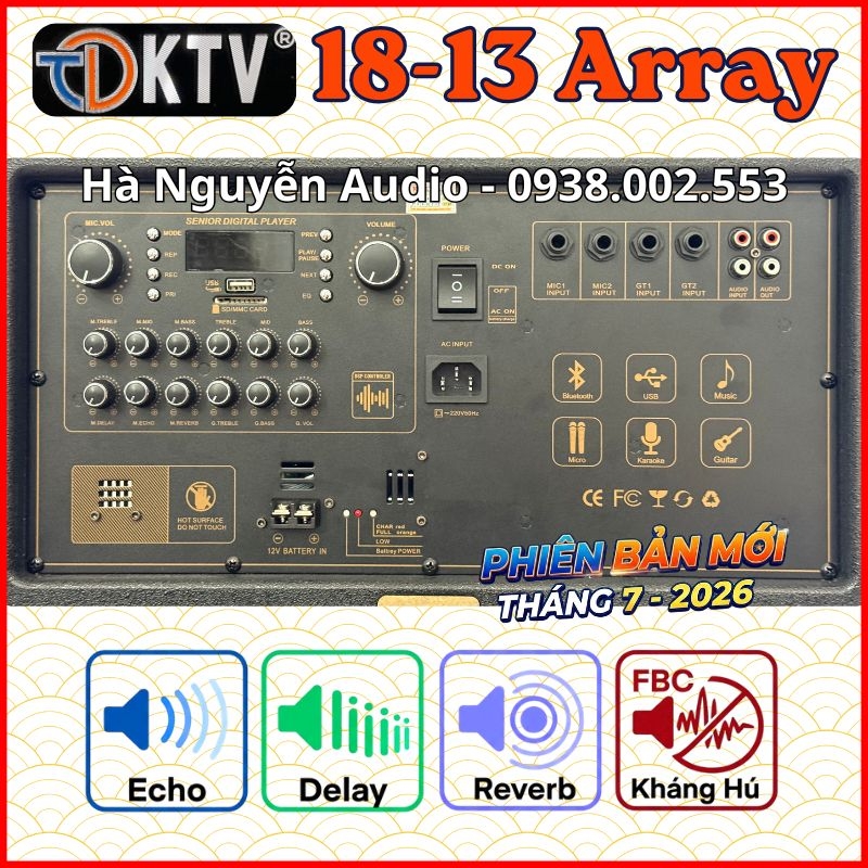 Loa Karaoke 5 Tấc KTV 18-13 Array Công Suất Lớn
