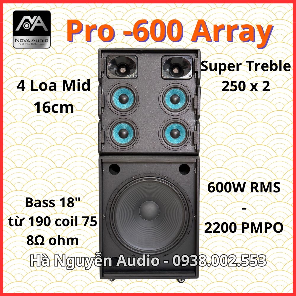 Loa Karaoke 5 Tấc Nova 600V Array Phiên Bản 2026