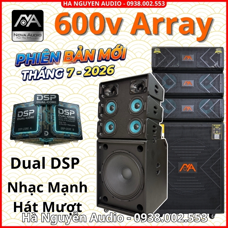 Loa Karaoke 5 Tấc Nova 600V Array Phiên Bản 2026