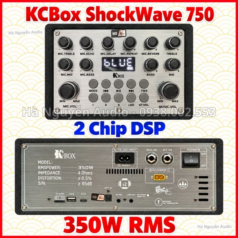 Loa Karaoke Xách Tay KCBox Shockwave 750