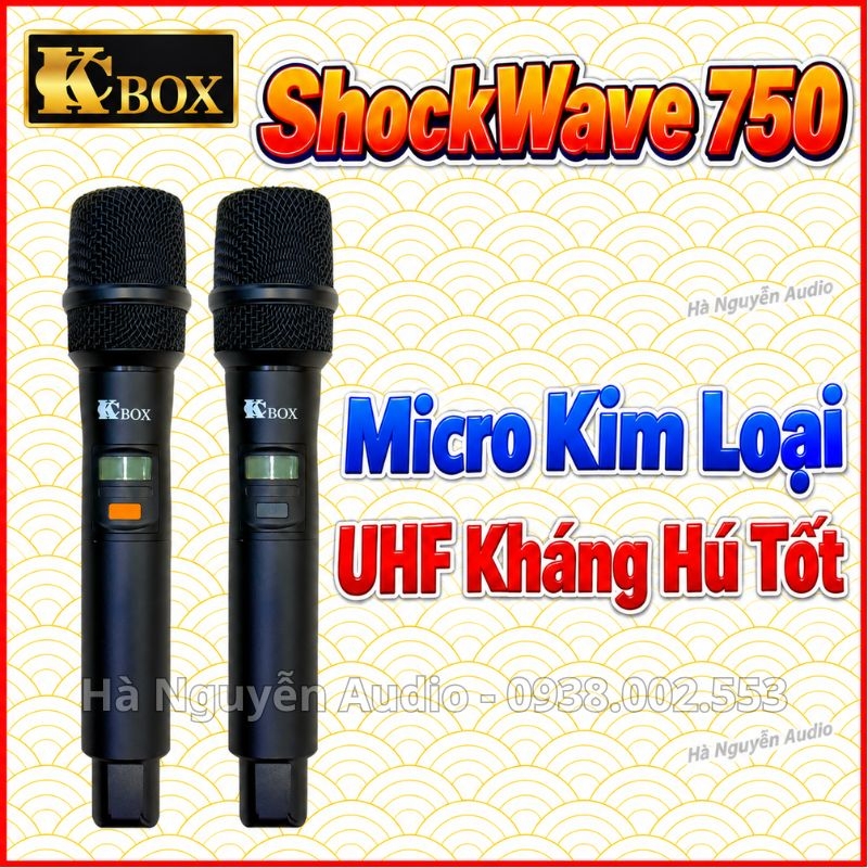 Loa Karaoke Xách Tay KCBox Shockwave 750