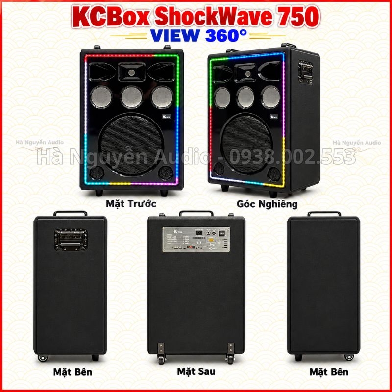 Loa Karaoke Xách Tay KCBox Shockwave 750