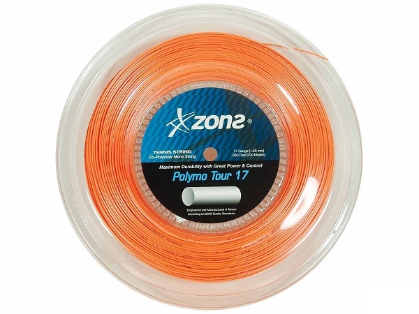CƯỚC TENNIS ZONS POLYMO TOUR 17 1.23MM - SỢI 12M