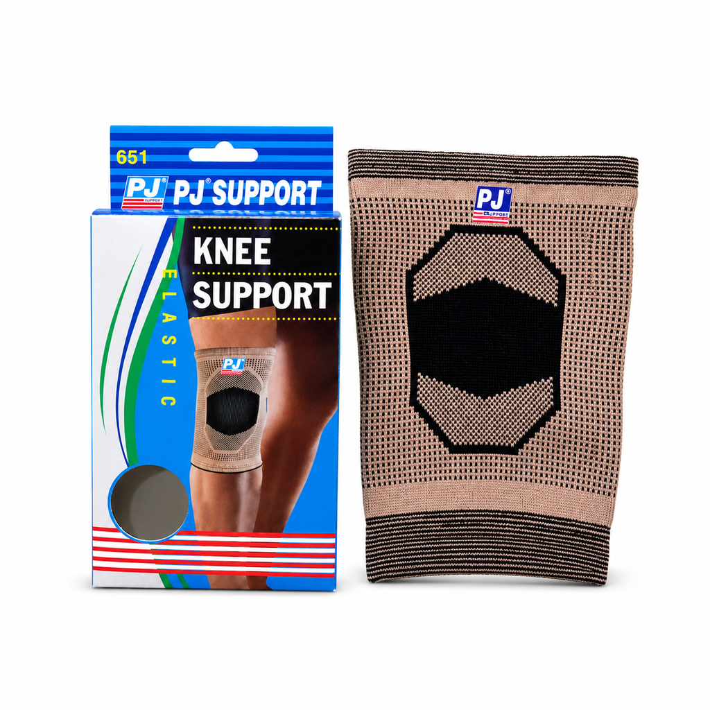 BĂNG HỖ TRỢ ĐẦU GỐI PJ 651 - CO GIÃN 4 CHIỀU, BẢN NGẮN (SHORT KNEE SUPPORT)
