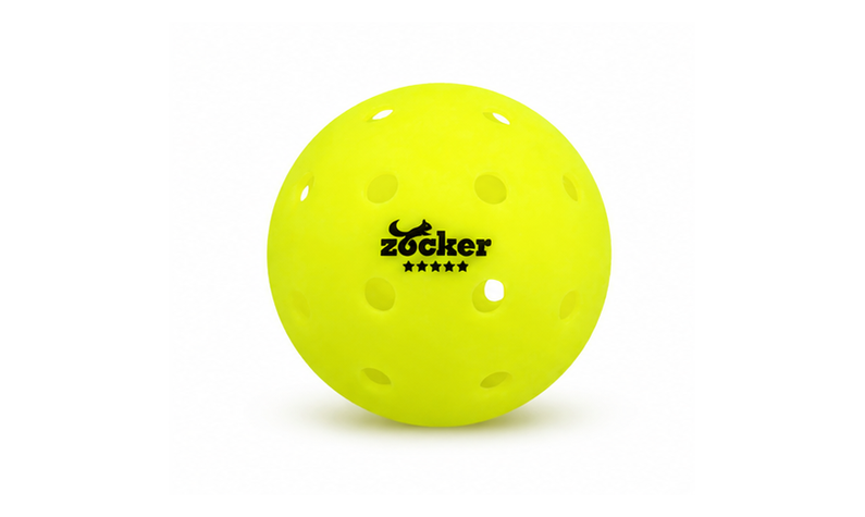BÓNG PICKLEBALL ZOCKER FIVE STAR HỘP 3 QUẢ 40 LỖ