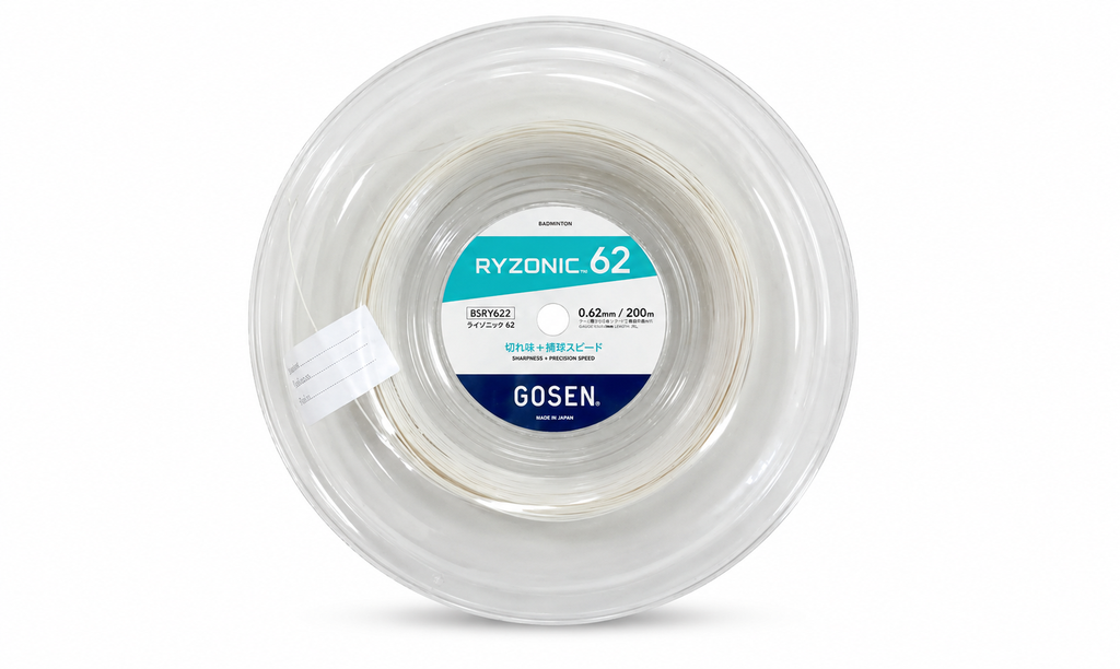 CUỘN CƯỚC CẦU LÔNG GOSEN RYZONIC 62 0,62 MM CUỘN 200 M