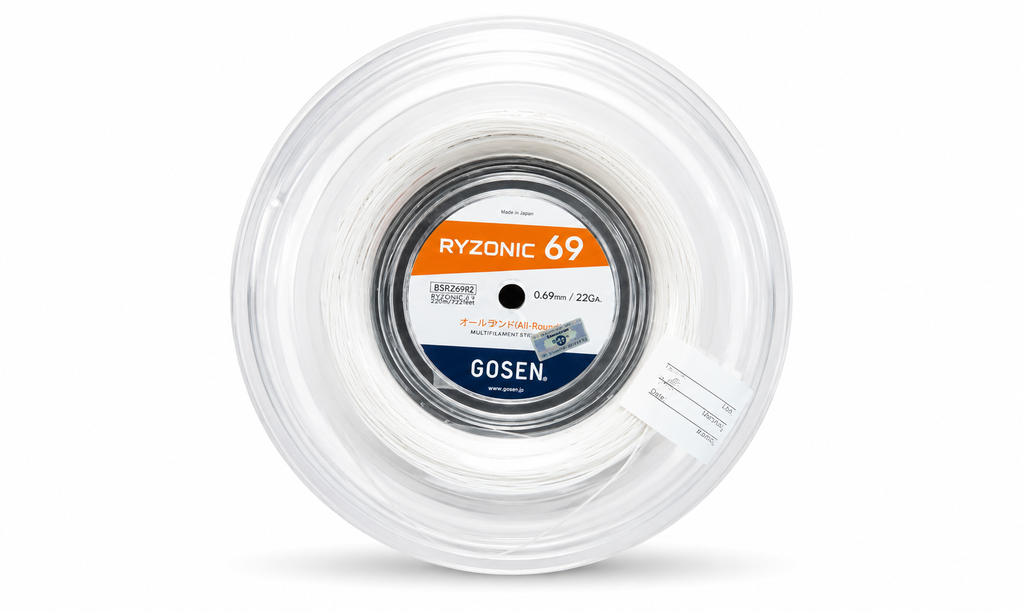 CUỘN CƯỚC CẦU LÔNG GOSEN RYZONIC 69 0,69 MM CUỘN 200 M