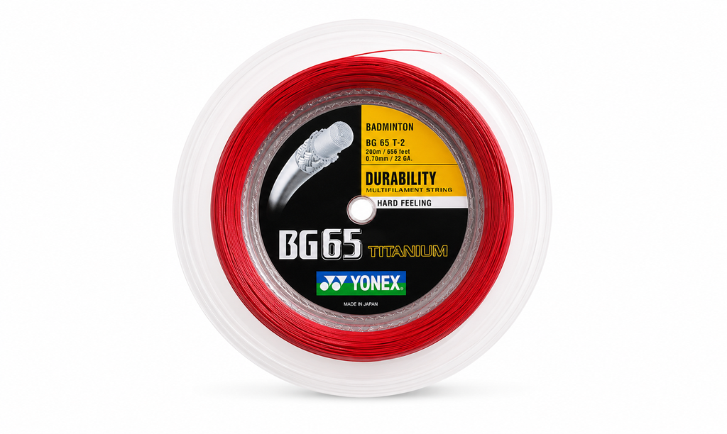 CUỘN CƯỚC CẦU LÔNG YONEX BG65 TITANIUM 200 M