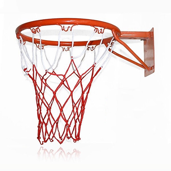 KHUNG VÀNH BÓNG RỔ SẮT SƠN TĨNH ĐIỆN TRUNG 35CM KÈM LƯỚI