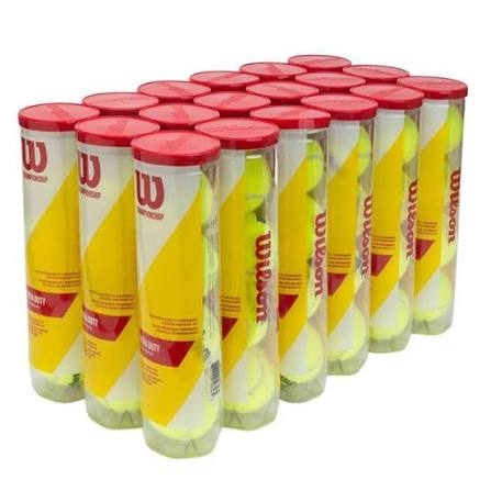 BÓNG TENNIS WILSON CHAMPIONSHIP EXTRA DUTY 4 QUẢ ỐNG ĐỎ
