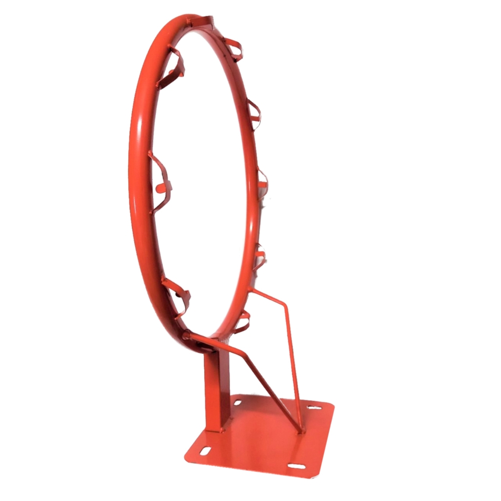 KHUNG VÀNH BÓNG RỔ SẮT SƠN TĨNH ĐIỆN TRUNG 35CM KÈM LƯỚI