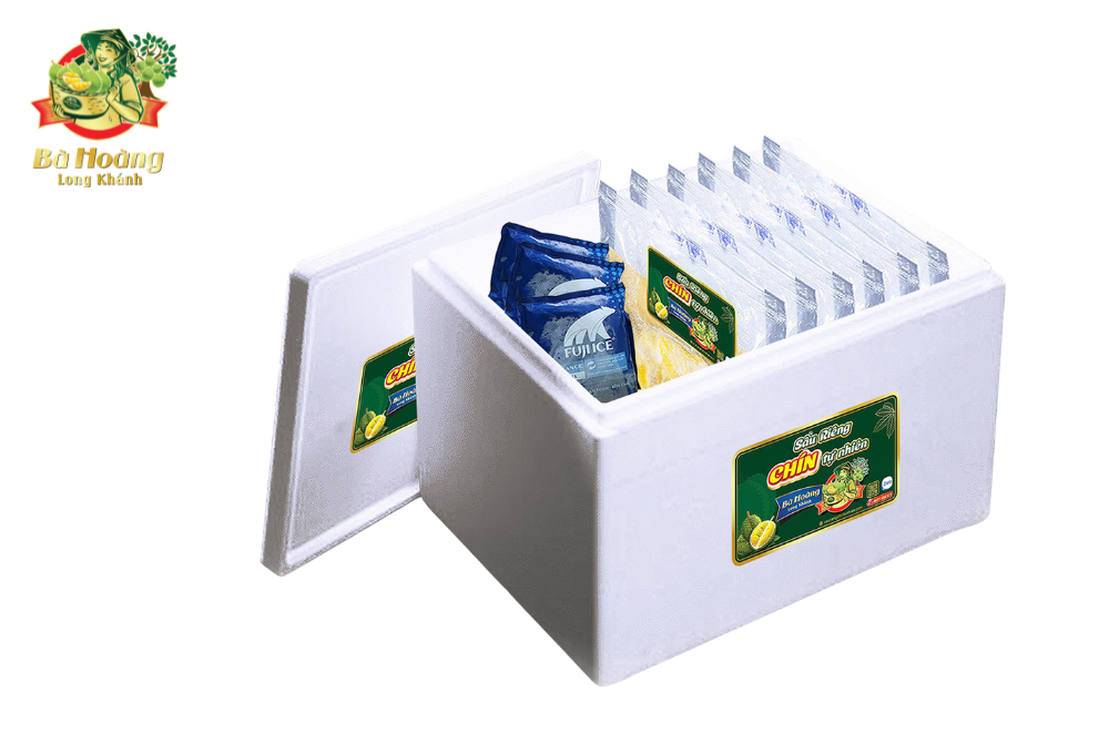 Cơm Sầu Riêng Chín Tự Nhiên l Bà Hoàng Long Khánh (Combo thùng 5kg - Tặng ngay 1kg)