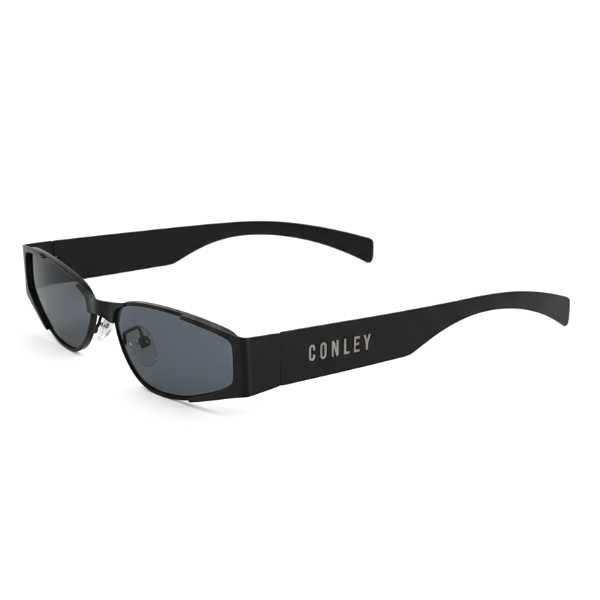 Kính Mắt CONLEY Retro Y2K Chống UV400 Cá Tính Màu Đen| CO-0126-D